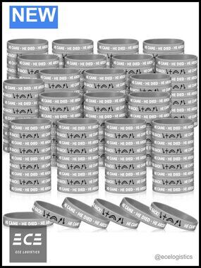 Religious Silicone Stretch Bracelets 400 Pc Christian Faith Wristband